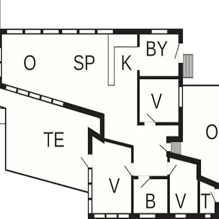 Дом отдыха 6 Person In Bryrup